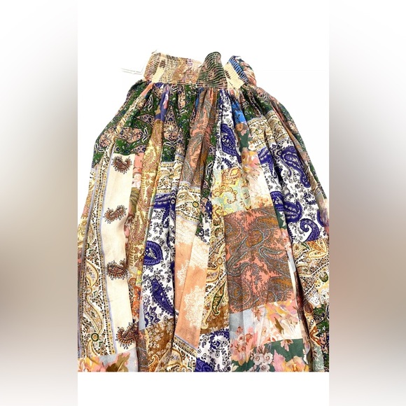 Zimmermann Devi Mixed Print Halter Neck Silk Dress - Picture 5 of 8